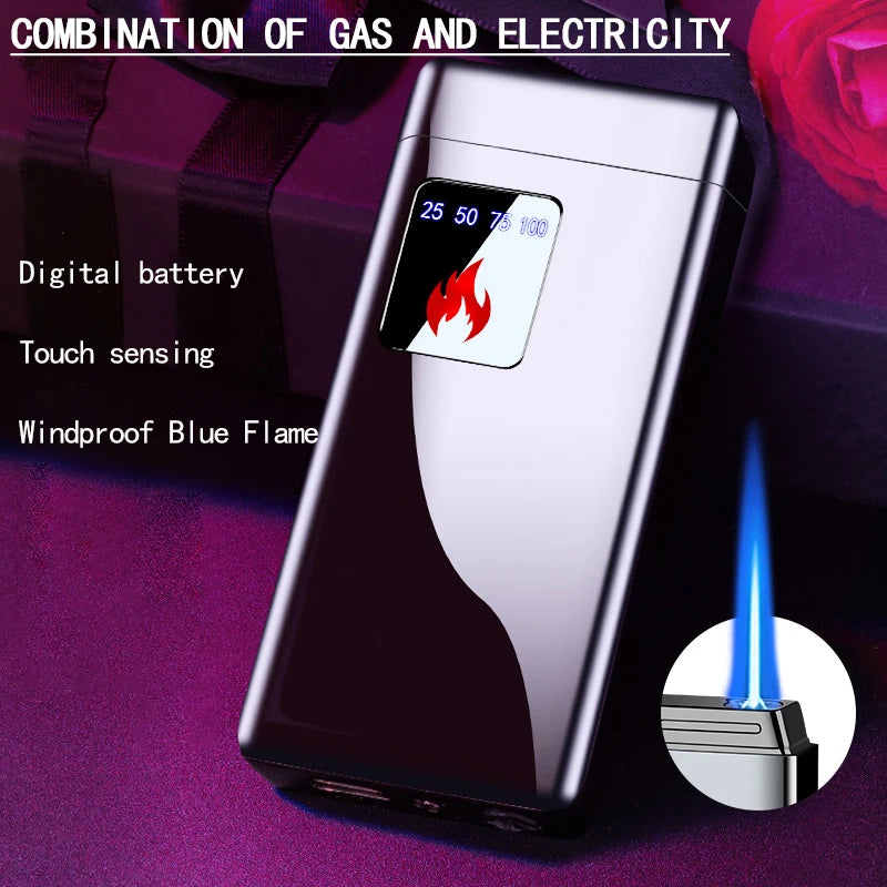 Electricity Digital Display Touch Sensor Lighter The Unique Gallery