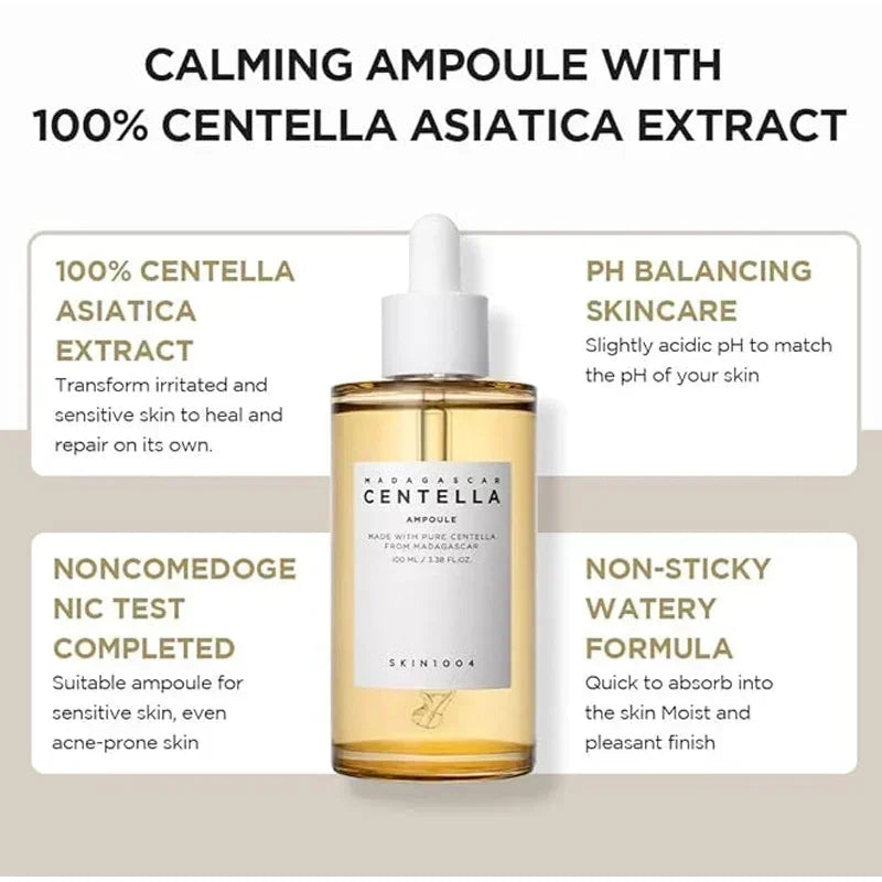 100ml Centella Asiatica Essence Calming Moisturizing Brightening Face Serum Brightening Capsule Ampoule Daily SkinCare Solution The Unique Gallery