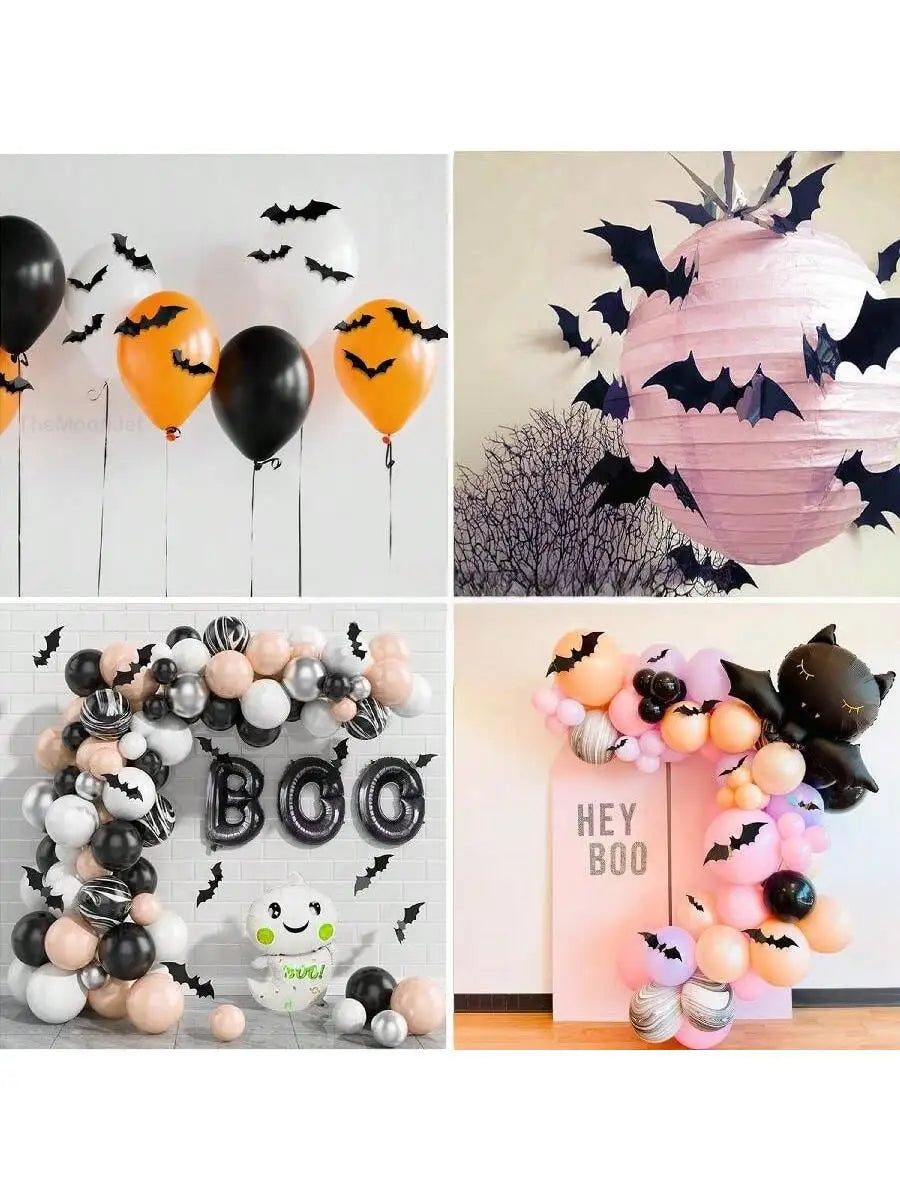 3D Waterproof black Bats Halloween - The Unique Gallery